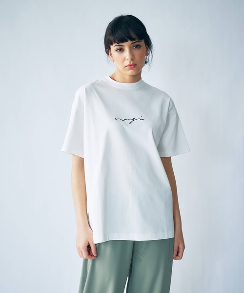tk.TAKEO KIKUCHI(ティーケータケオキクチ)の「◆凪 × tk.TAKEO KIKUCHI「口紅を塗る女の子」Tシャツ(Tシャツ/カットソー・メンズ・ブラック/オフホワイト/ホワイト系7・01/02/03)」の15枚目の写真