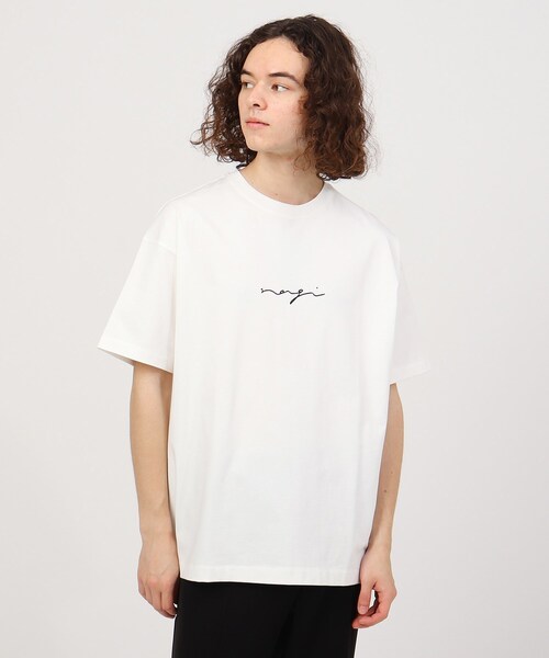 tk.TAKEO KIKUCHI(ティーケータケオキクチ)の「◆凪 × tk.TAKEO KIKUCHI「口紅を塗る女の子」Tシャツ(Tシャツ/カットソー・メンズ・ブラック/オフホワイト/ホワイト系7・01/02/03)」の21枚目の写真