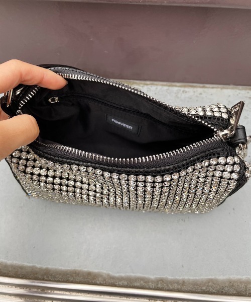 FIG&VIPER（フィグアンドバイパー）の「ラインストーンショルダーミニBAG（ショルダーバッグ・レディース・ブラック・FREE）」の9枚目の写真