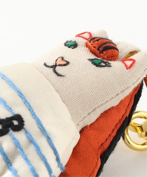 SLOBE IENA（スローブイエナ）の「【Casselini/キャセリーニ】キャットチャーム◆（キーホルダー・レディース・ホワイト/ブラック/ダークブルー・FREE）」の9枚目の写真