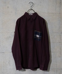 JOHN'S CLOSET（ジョンズクローゼット）の「【a】ビエラ起毛チェックポケット長袖シャツ（シャツ/ブラウス・メンズ）」