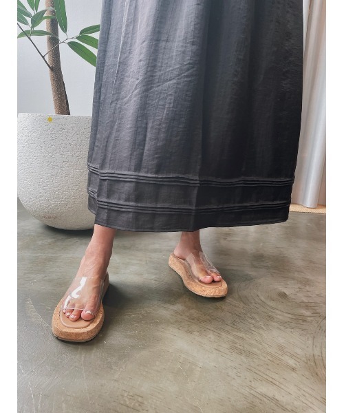 TRUNC（トランクエイティーエイト）の「Pin Tuck OnePiece（ワンピース・レディース・ブラック/ベージュ・FREE）」の14枚目の写真