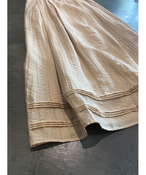 TRUNC（トランクエイティーエイト）の「Pin Tuck OnePiece（ワンピース・レディース・ブラック/ベージュ・FREE）」の12枚目の写真