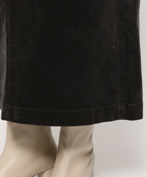 LEPSIM（レプシィム）の「ストレッチコーデュロイスカート　947918（スカート・レディース・チャコールグレー/ブルー/マスタード/グレイッシュベージュ・SMALL/MEDIUM/LARGE）」の15枚目の写真