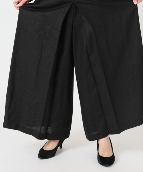 JOURNAL STANDARD（ジャーナルスタンダード）の「《追加》リネンタックキュロット◆8（その他パンツ・レディース・ブラック・34/38/36）」の17枚目の写真