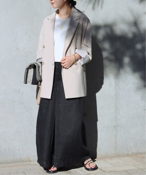 ジャーナルスタンダード タックワイドキュロット パンツ 「洗える