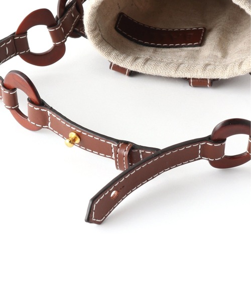 JOURNAL STANDARD（ジャーナルスタンダード）の「【BALLEN/バレン】 TAGUA BUCKET：バッグ（ハンドバッグ・レディース・ホワイト/ブラック/キャメル・FREE）」の14枚目の写真