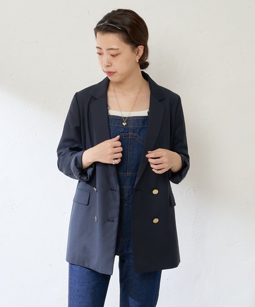 SHENERY（シーナリー）の「TRダブルジャケット（その他アウター・レディース・ネイビー・FREE）」の19枚目の写真