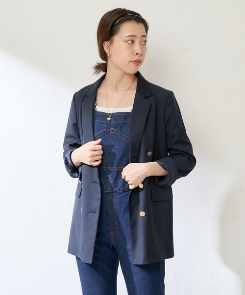 SHENERY（シーナリー）の「TRダブルジャケット（その他アウター・レディース・ネイビー・FREE）」の20枚目の写真