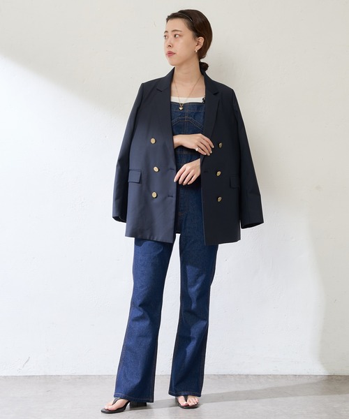 SHENERY（シーナリー）の「TRダブルジャケット（その他アウター・レディース・ネイビー・FREE）」の2枚目の写真