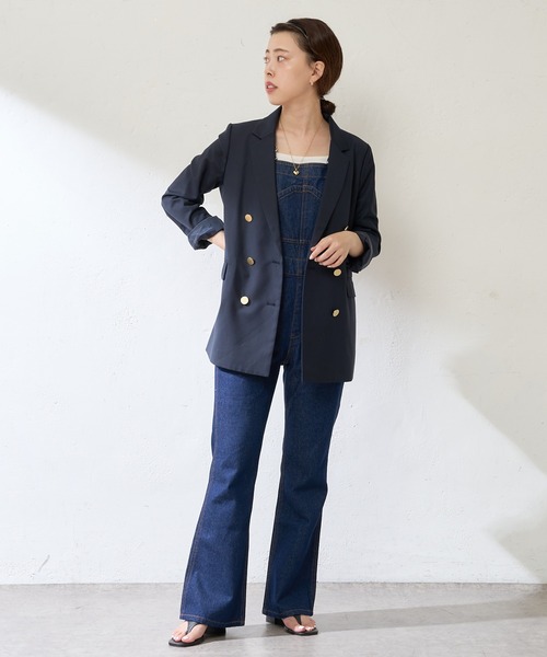 SHENERY（シーナリー）の「TRダブルジャケット（その他アウター・レディース・ネイビー・FREE）」の6枚目の写真