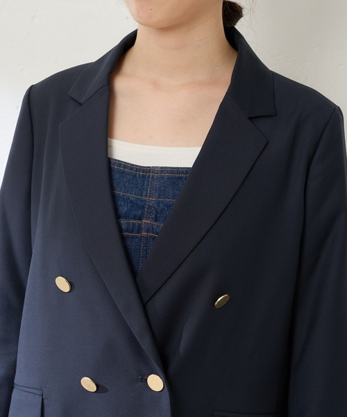 SHENERY（シーナリー）の「TRダブルジャケット（その他アウター・レディース・ネイビー・FREE）」の12枚目の写真