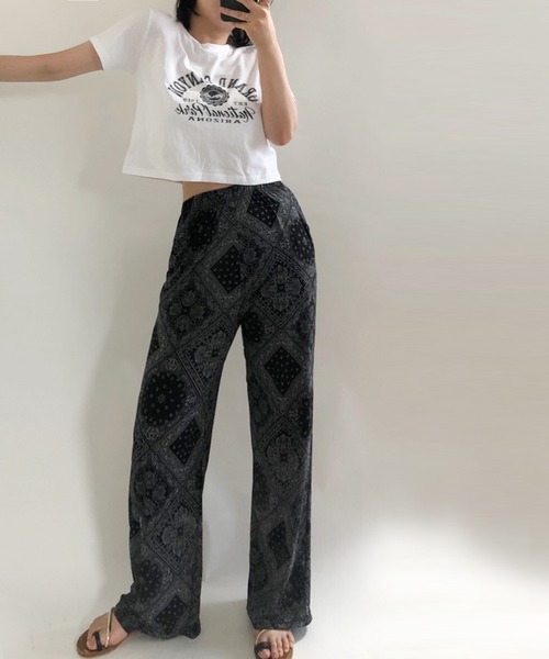 me+em select（ミームセレクト）の「ショート丈カレッジロゴTシャツ（Tシャツ/カットソー・レディース・アイボリー/ブラウン/ブラック/グレー・FREE）」の7枚目の写真