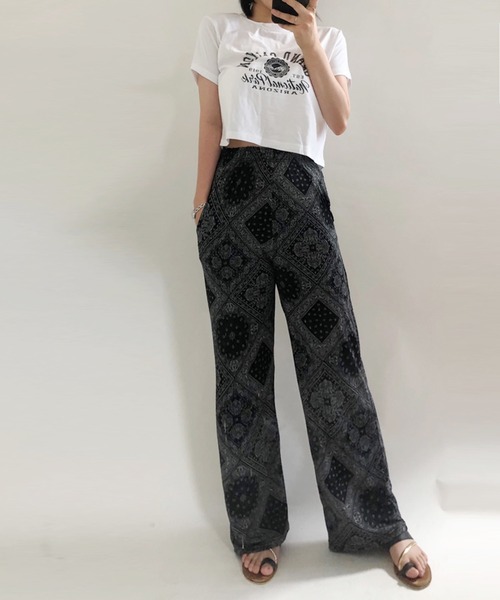 me+em select（ミームセレクト）の「ショート丈カレッジロゴTシャツ（Tシャツ/カットソー・レディース・アイボリー/ブラウン/ブラック/グレー・FREE）」の9枚目の写真