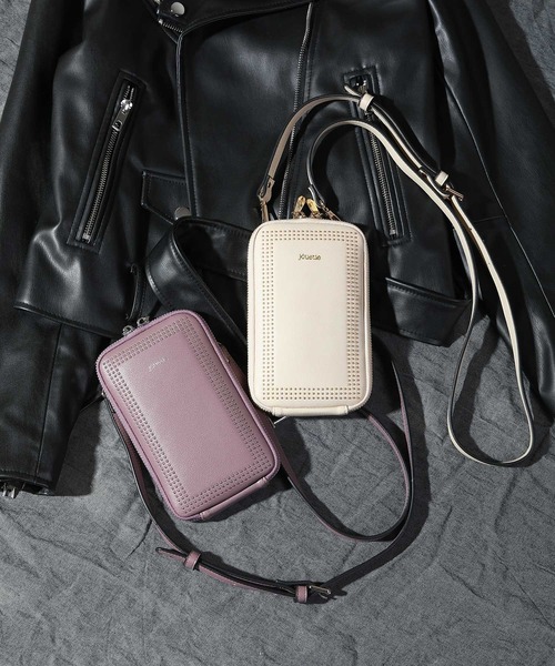 jouetie(ジュエティ)の「【jouetie/ジュエティ】スマホミニウォレットマルチショルダーバッグ(ショルダーバッグ・レディース・ダークグリーン/ラベンダー/オリーブ/ワイン/ネイビー/ベージュ系その他/ブラック/アイボリー/ブラウン/キャメル/シルバー/ゴールド/ピンク・FREE)」の22枚目の写真
