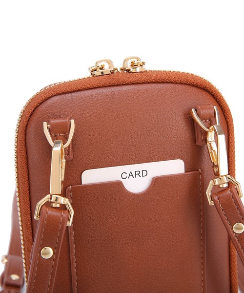 jouetie(ジュエティ)の「【jouetie/ジュエティ】スマホミニウォレットマルチショルダーバッグ(ショルダーバッグ・レディース・ダークグリーン/ラベンダー/オリーブ/ワイン/ネイビー/ベージュ系その他/ブラック/アイボリー/ブラウン/キャメル/シルバー/ゴールド/ピンク・FREE)」の17枚目の写真