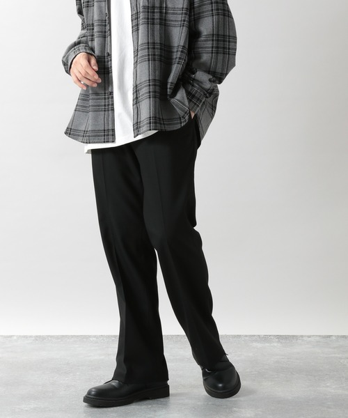 RAGEBLUE（レイジブルー）の「TRストレッチ/フレアスラックス/956096（スラックス・メンズ・ブラック/ダークブラウン・MEDIUM/LARGE）」の2枚目の写真