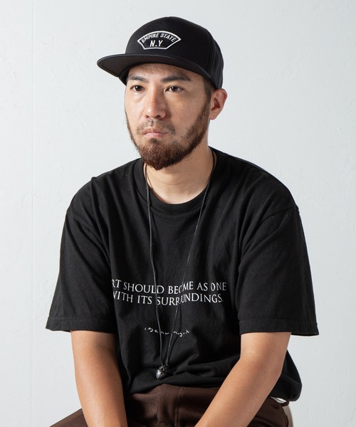 Code Kelly(コードケリー)の「Code Kelly × OTTO SNAP BACK POLY "EMPIRE STATE N.Y" コードケリー×オットースナップバックメッシュキャップ 「エンパイアステイトNY」(キャップ・メンズ・ブラック/ネイビー・FREE)」の1枚目の写真