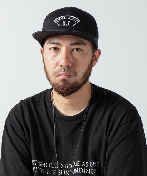 Code Kelly(コードケリー)の「Code Kelly × OTTO SNAP BACK POLY "EMPIRE STATE N.Y" コードケリー×オットースナップバックメッシュキャップ 「エンパイアステイトNY」(キャップ・メンズ・ブラック/ネイビー・FREE)」の10枚目の写真