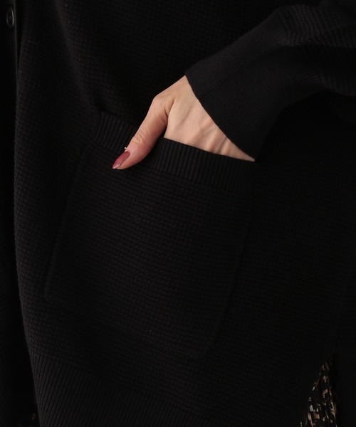 GLOBAL WORK（グローバルワーク）の「ユルリラックスカーディガン/957968（カーディガン/ボレロ・レディース・アイボリー/ブラック/ラベンダー・FREE）」の17枚目の写真