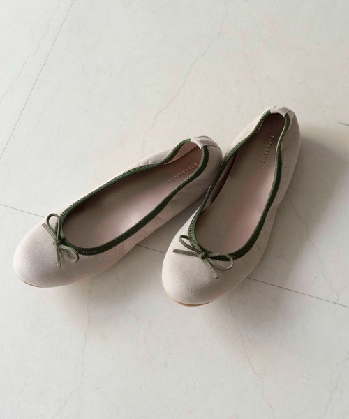 ESPERANZA(エスペランサ)の「◆スエードバレエ(パンプス・レディース・こしょう色系1/ネイビー系6/ブラウン系1・LL/L/S/M)」の3枚目の写真