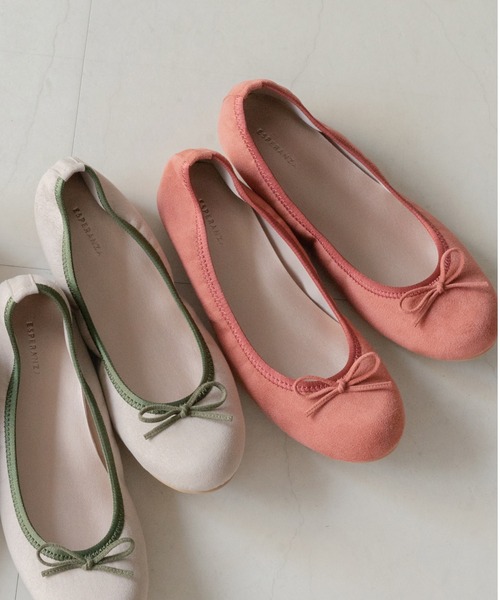 ESPERANZA(エスペランサ)の「◆スエードバレエ(パンプス・レディース・こしょう色系1/ネイビー系6/ブラウン系1・LL/L/S/M)」の20枚目の写真