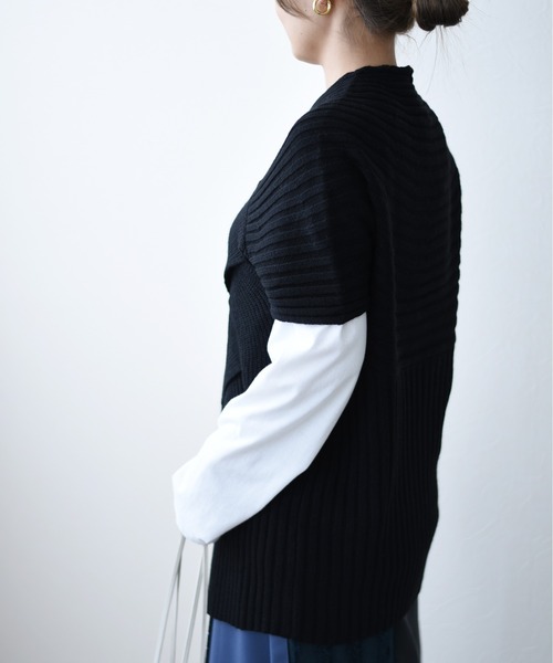 Eimee Law（エイミーロウ）の「クロス編みニットチュニック（ニット