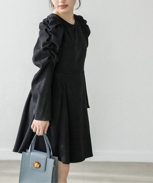 OLIVE des OLIVE（オリーブデオリーブ）の「【WEB限定】パワショルミニワンピース（ワンピース・レディース・ブラック/サックスブルー/ボルドー・FREE）」の11枚目の写真