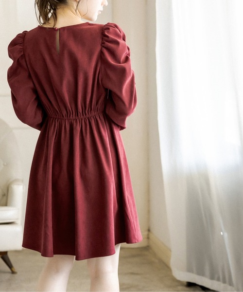 OLIVE des OLIVE（オリーブデオリーブ）の「【WEB限定】パワショルミニワンピース（ワンピース・レディース・ブラック/サックスブルー/ボルドー・FREE）」の8枚目の写真