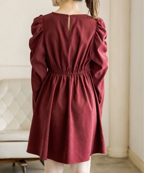 OLIVE des OLIVE（オリーブデオリーブ）の「【WEB限定】パワショルミニワンピース（ワンピース・レディース・ブラック/サックスブルー/ボルドー・FREE）」の15枚目の写真