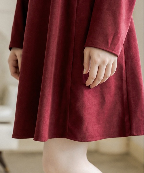 OLIVE des OLIVE（オリーブデオリーブ）の「【WEB限定】パワショルミニワンピース（ワンピース・レディース・ブラック/サックスブルー/ボルドー・FREE）」の18枚目の写真