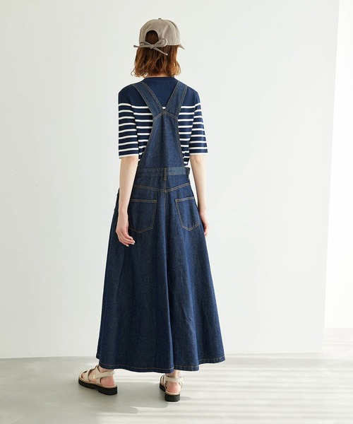 ROPE' PICNIC（ロペピクニック）の「【WEB限定】デニムジャンパースカート（ジャンパースカート・レディース・ブラック/ネイビー/ホワイト・38）」の22枚目の写真