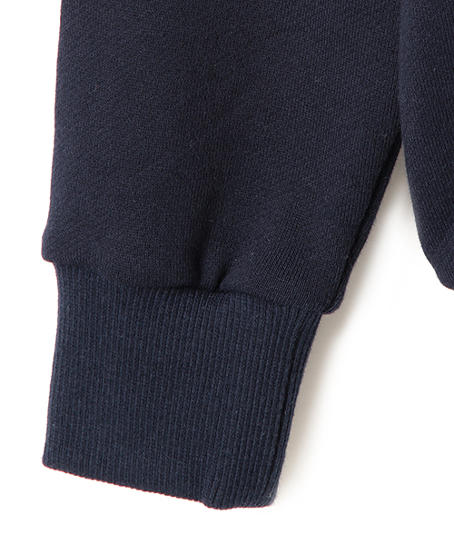 CAROLINA GLASER（カロリナ グレイサー）の「CAROLINA GLASER / レーシーライントップス（スウェット・レディース・クリーム/ネイビー・ONE SIZE）」の8枚目の写真