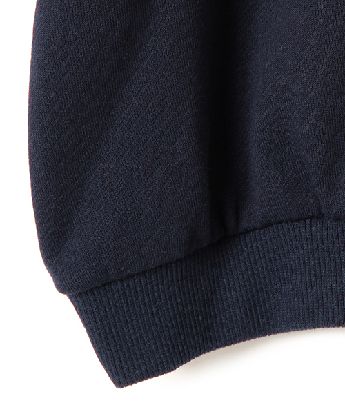 CAROLINA GLASER（カロリナ グレイサー）の「CAROLINA GLASER / レーシーライントップス（スウェット・レディース・クリーム/ネイビー・ONE SIZE）」の3枚目の写真