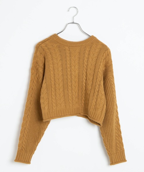 WEGO（ウィゴー）の「WEGO/2WAYパッチワークニット（ニット/セーター・レディース・オフホワイト/イエロー系その他2・FREE）」の14枚目の写真