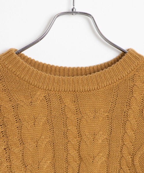 WEGO（ウィゴー）の「WEGO/2WAYパッチワークニット（ニット/セーター・レディース・オフホワイト/イエロー系その他2・FREE）」の17枚目の写真