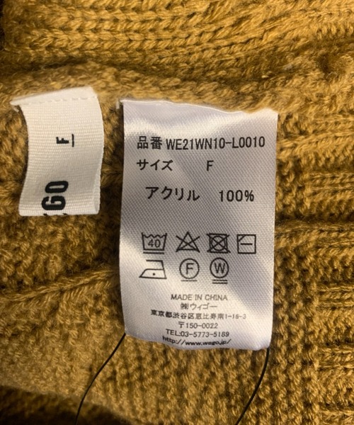 WEGO（ウィゴー）の「WEGO/2WAYパッチワークニット（ニット/セーター・レディース・オフホワイト/イエロー系その他2・FREE）」の20枚目の写真