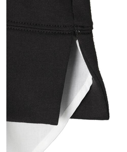 Green　Parks（グリーンパークス）の「Z 裾フェイクパーカーチュニック＊（パーカー・レディース・チャコールグレー/ベージュ/ダークカーキ・FREE）」の15枚目の写真