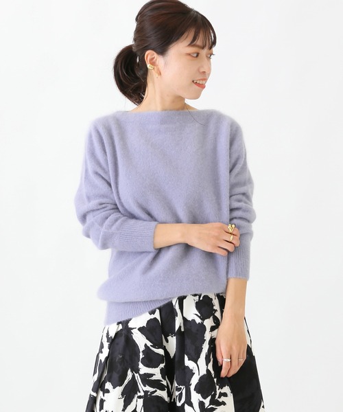 セール】ファーニットボートネックプルオーバー◇（ニット/セーター