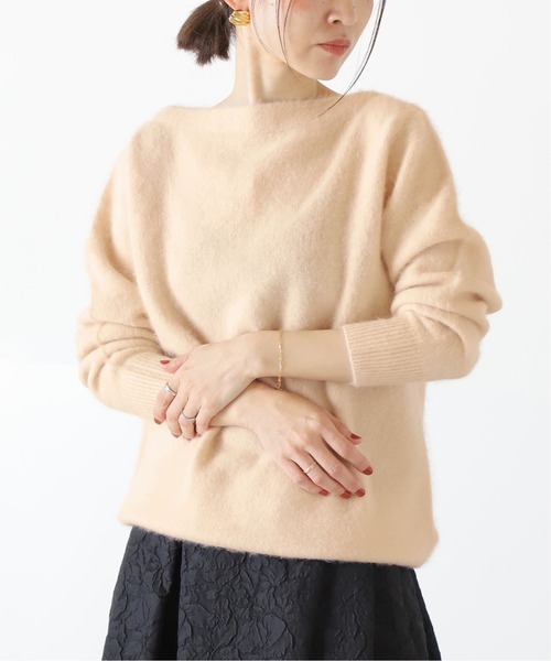 セール】ファーニットボートネックプルオーバー◇（ニット/セーター