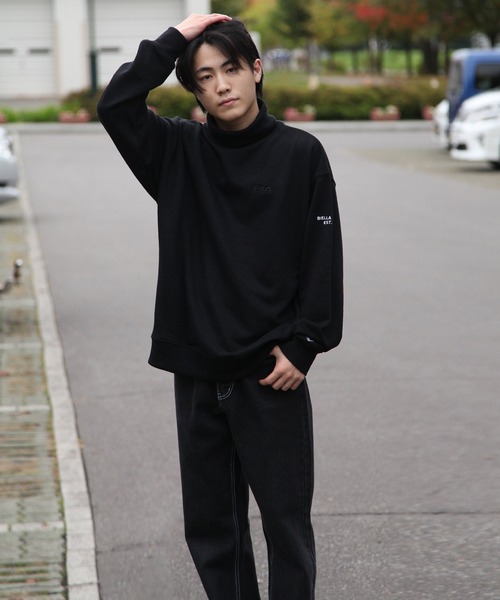 FILA（フィラ）の「【FILA】 ハイネックプルオーバー（スウェット・レディース・ホワイト/ブラック/ベージュ・MEDIUM/LARGE/X-LARGE）」の10枚目の写真