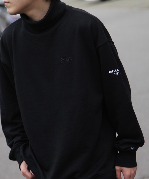 FILA（フィラ）の「【FILA】 ハイネックプルオーバー（スウェット・レディース・ホワイト/ブラック/ベージュ・MEDIUM/LARGE/X-LARGE）」の15枚目の写真