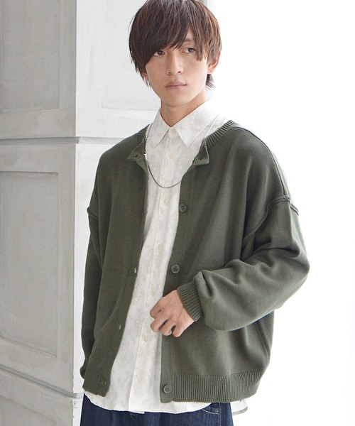 MinoriTY(マイノリティ)の「カーディガン 2WAY ワイドスリーブ カーデ 春服 冬服(カーディガン/ボレロ・メンズ・カーキ/ブラウン/チャコール/ブルー系その他・L/M)」の3枚目の写真