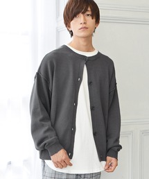 カーディガン 2WAY ワイドスリーブ カーデ 春服 冬服