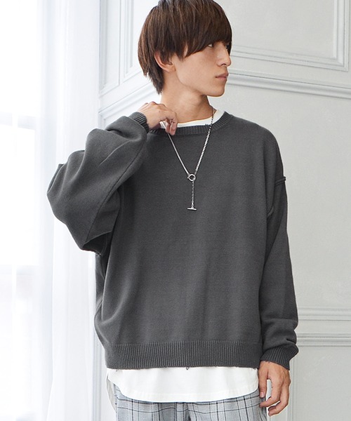 MinoriTY(マイノリティ)の「カーディガン 2WAY ワイドスリーブ カーデ 春服 冬服(カーディガン/ボレロ・メンズ・カーキ/ブラウン/チャコール/ブルー系その他・L/M)」の19枚目の写真