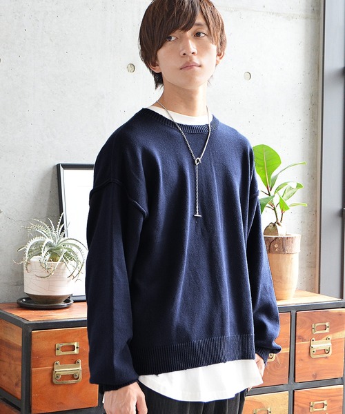 MinoriTY(マイノリティ)の「カーディガン 2WAY ワイドスリーブ カーデ 春服 冬服(カーディガン/ボレロ・メンズ・カーキ/ブラウン/チャコール/ブルー系その他・L/M)」の14枚目の写真