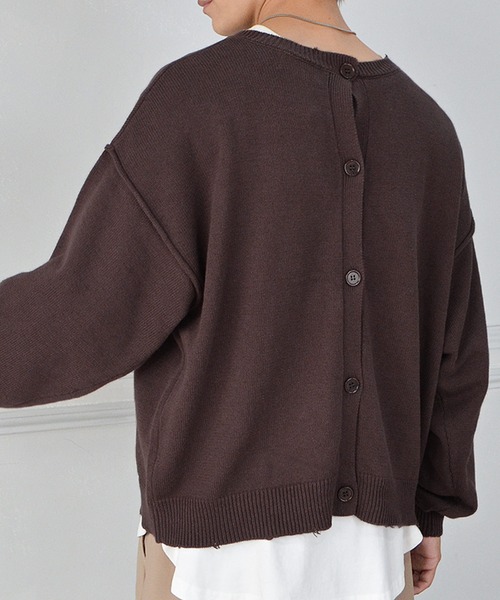 MinoriTY(マイノリティ)の「カーディガン 2WAY ワイドスリーブ カーデ 春服 冬服(カーディガン/ボレロ・メンズ・カーキ/ブラウン/チャコール/ブルー系その他・L/M)」の6枚目の写真
