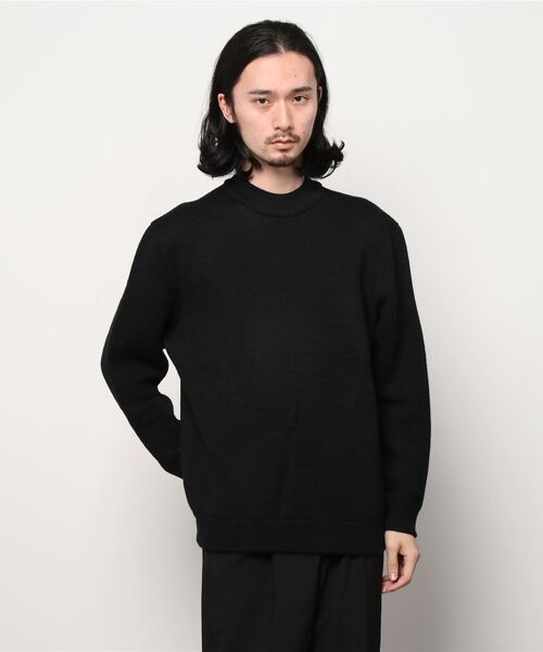 新品未使用サイズL イノウエブラザーズベビーアルパカモックネックニット