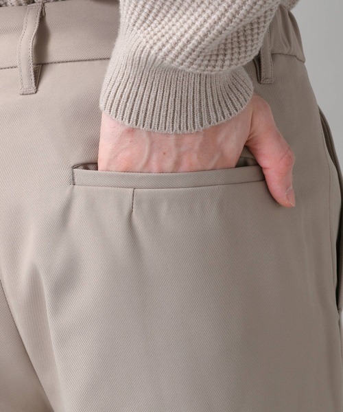 RAGEBLUE（レイジブルー）の「センタープレス/裏起毛PEツイルテーパードスラックス/216175（スラックス・メンズ・ホワイト/ブラック/ブラウン/ベージュ/パープル・MEDIUM/LARGE/SMALL）」の13枚目の写真