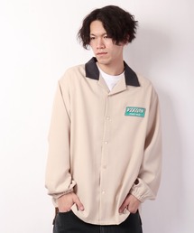 VISION STREET WEAR プレートロゴ刺繍シャツ